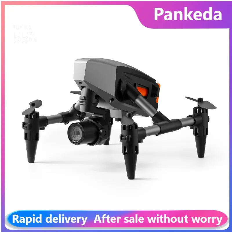 Drone Kit Tricopter - XD1 プロミニドローンデュアルカメラ 4K カメラドローンオプティカルフローヘッドレスモードリモコン航空機 Quadcopter ギフト