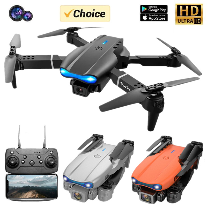 新しいミニドローン E99 4K WIFI HD カメラ F - Drone Kit Tricopter のレビューと価格